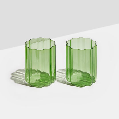 WAVE GLASS SET OF 2