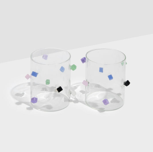 CUBE GLASSES SET OF 2