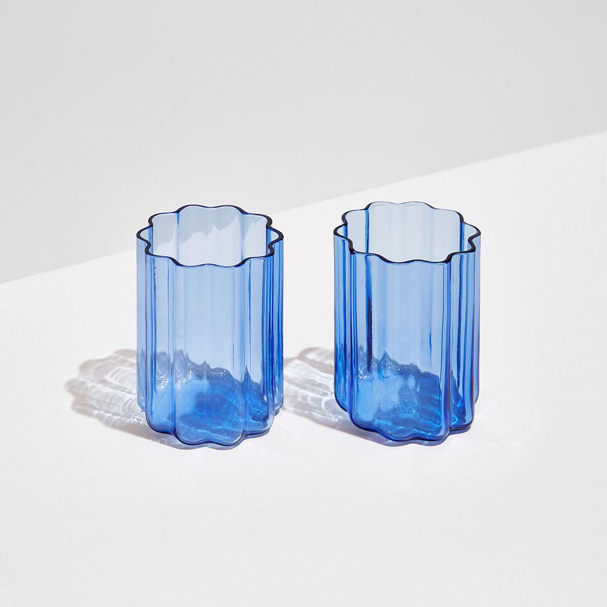 WAVE GLASS SET OF 2