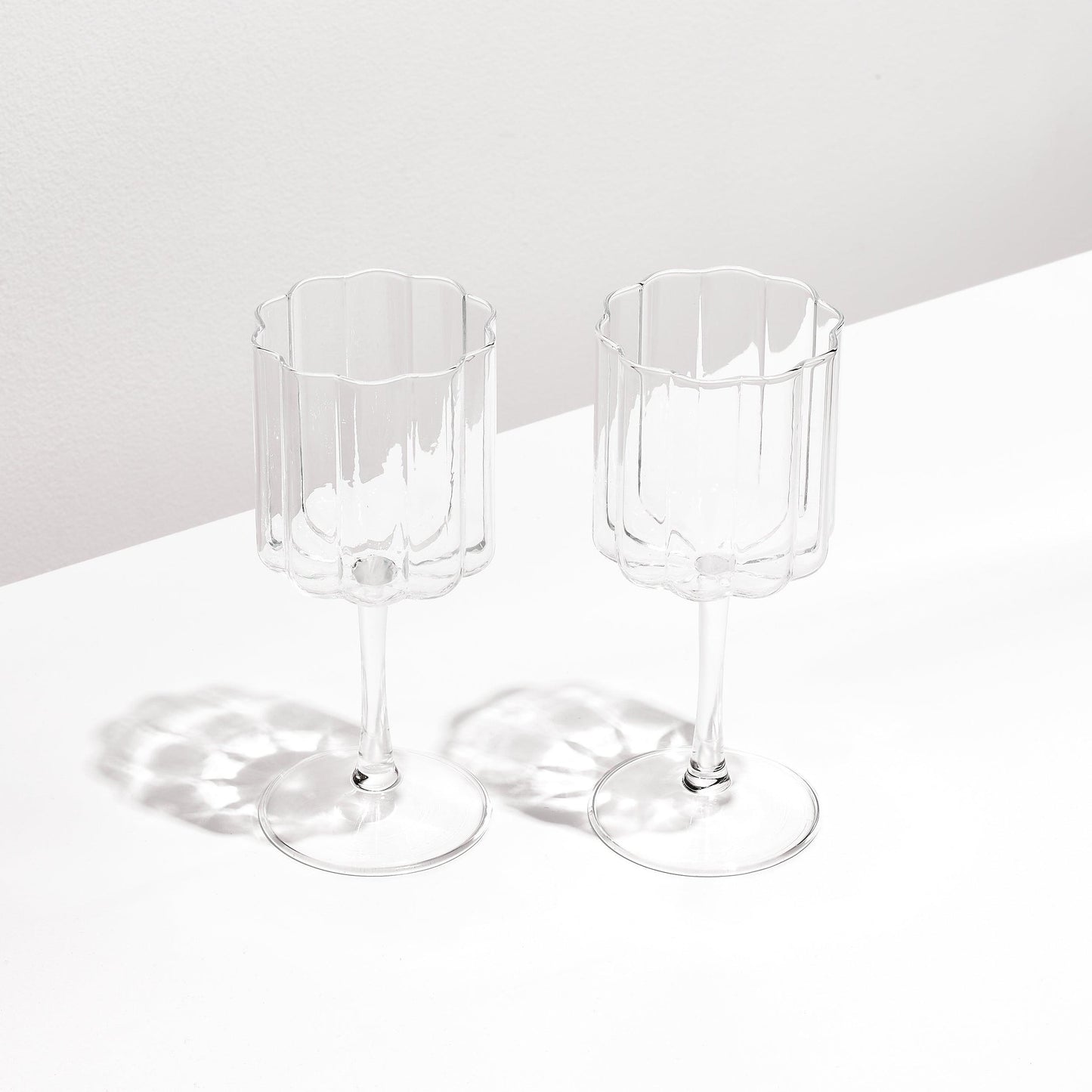 WAVE WINE GLASS SET OF 2